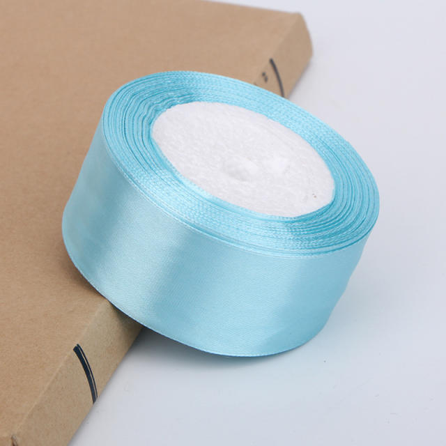 4cm plain color stain ribbon wedding festival gift packing 25 yard