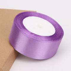 4cm plain color stain ribbon wedding festival gift packing 25 yard