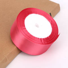 4cm plain color stain ribbon wedding festival gift packing 25 yard