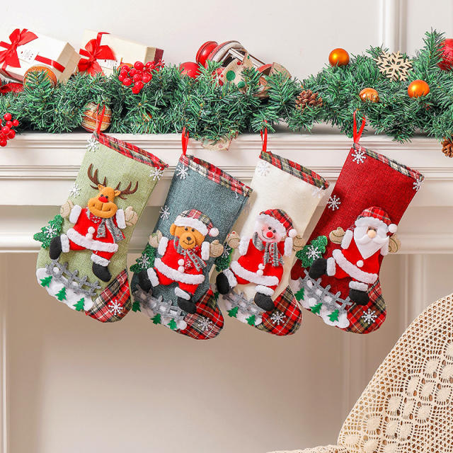 Christmas large size gift bag sock christmas socks