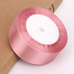 4cm plain color stain ribbon wedding festival gift packing 25 yard