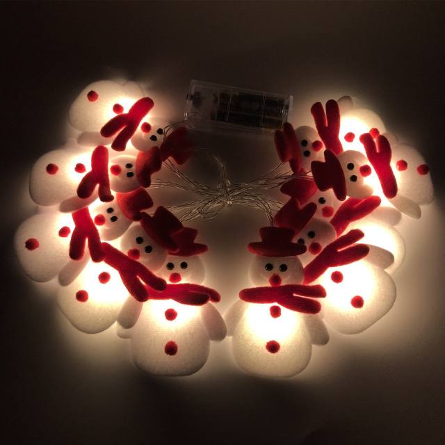 LED snowman christmas decoration string lights christmas supplies