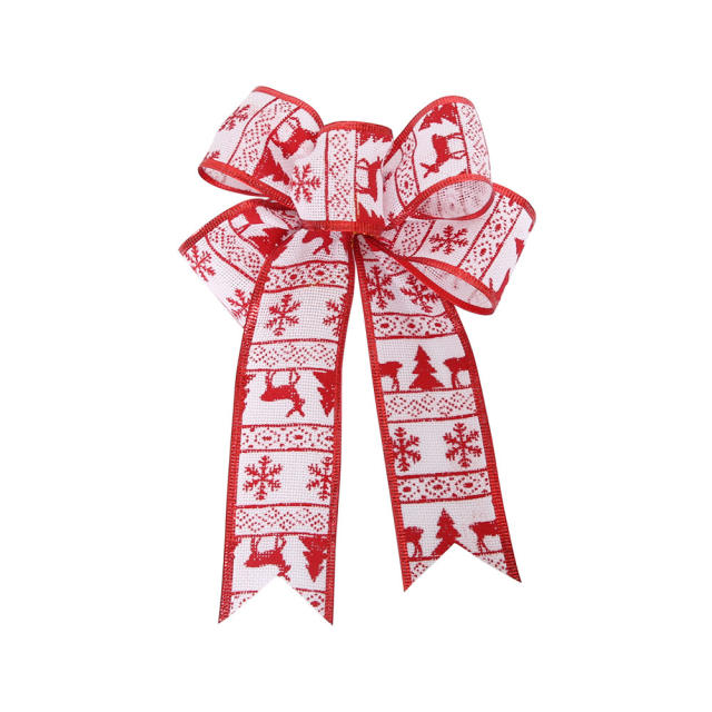 Christmas decoration Linen bow home decoration