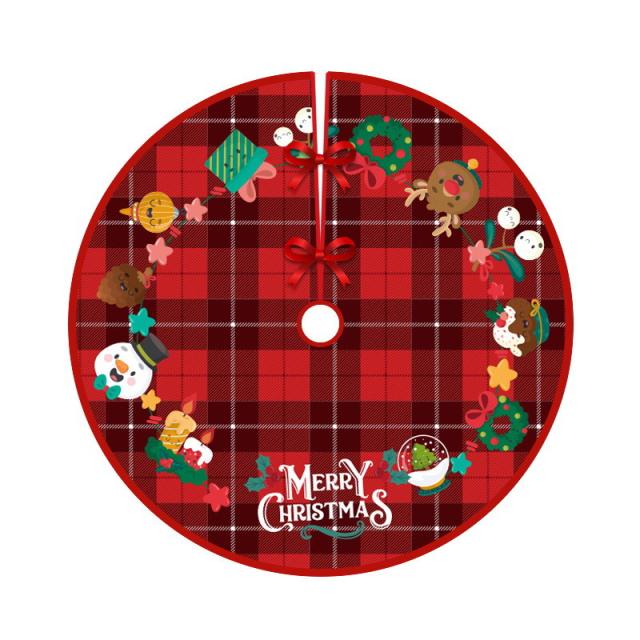 Creative christmas tree skirt christmas home decoration supplies