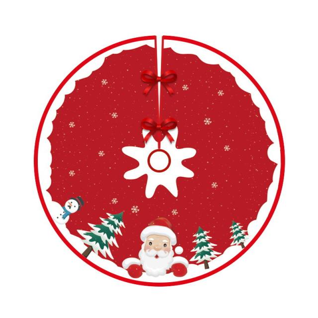 Creative christmas tree skirt christmas home decoration supplies