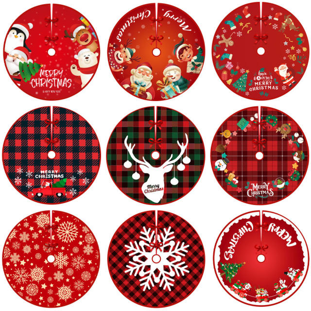 Creative christmas tree skirt christmas home decoration supplies