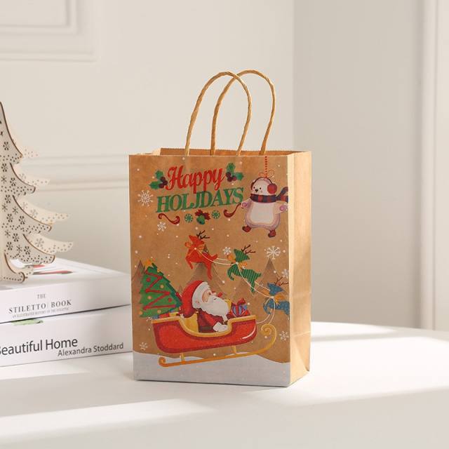 INS kraft paper christmas gift bag candy bag