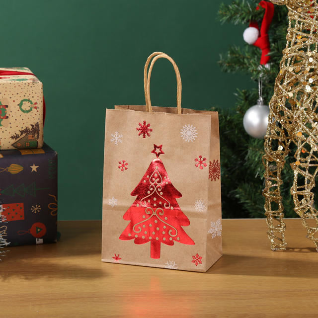 Christmas kraft bag gift candy bag for christmas