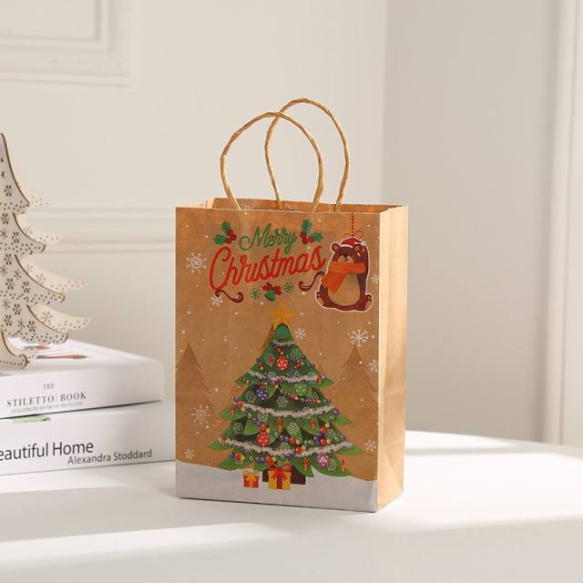 INS kraft paper christmas gift bag candy bag