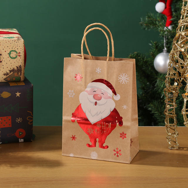 Christmas kraft bag gift candy bag for christmas