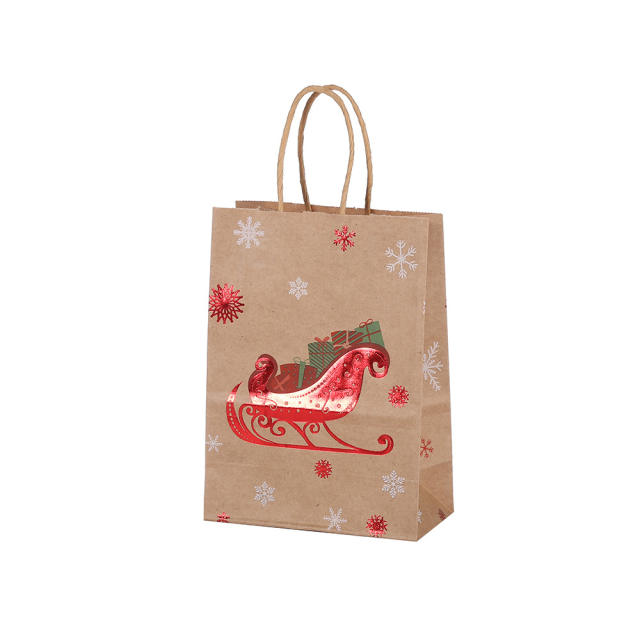 Christmas kraft bag gift candy bag for christmas