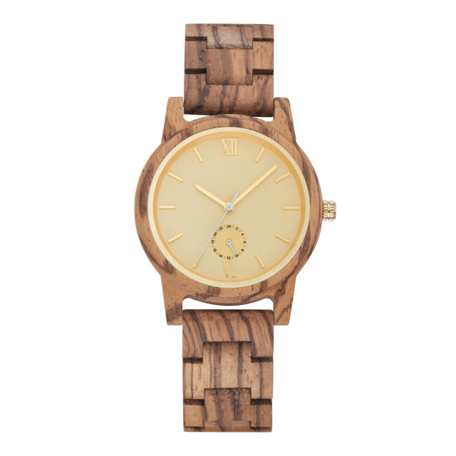 Business and cascual wood material watches