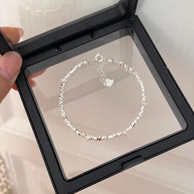 925 sterling silver shiny bracelet for women