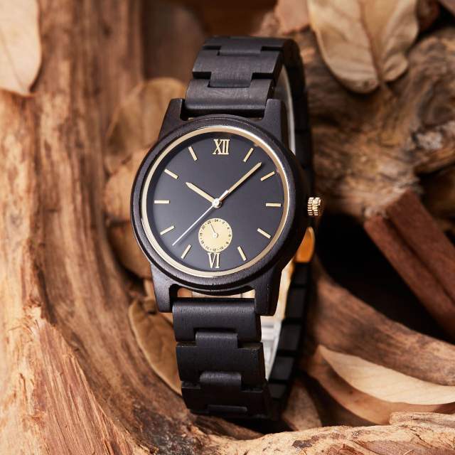 Business and cascual wood material watches