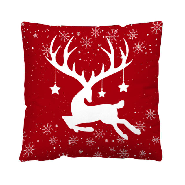 Merry christmas home throw pillow case