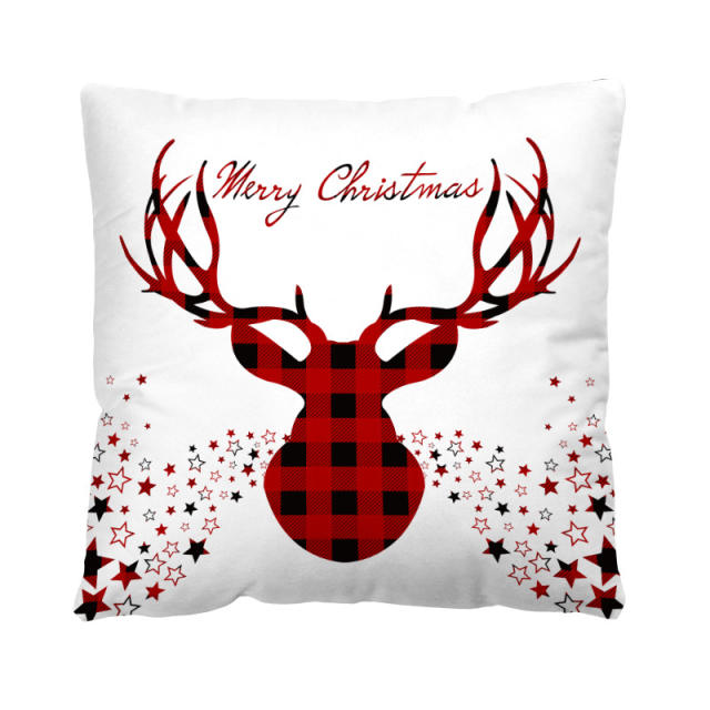 Merry christmas home throw pillow case