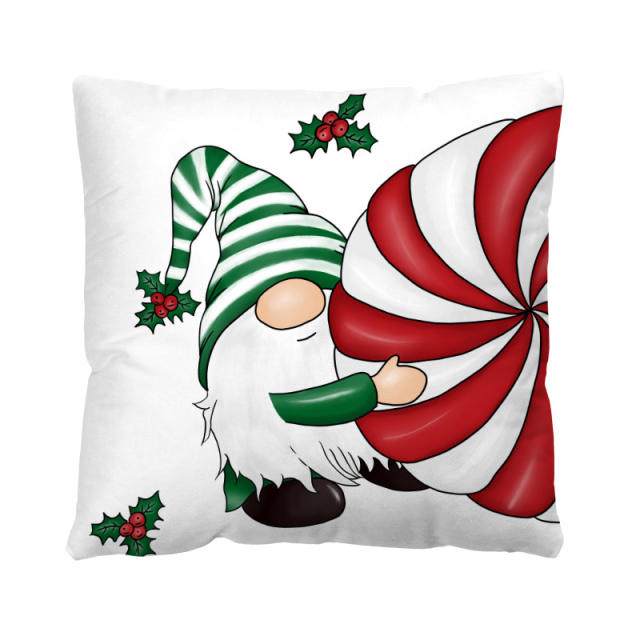 Merry christmas home throw pillow case