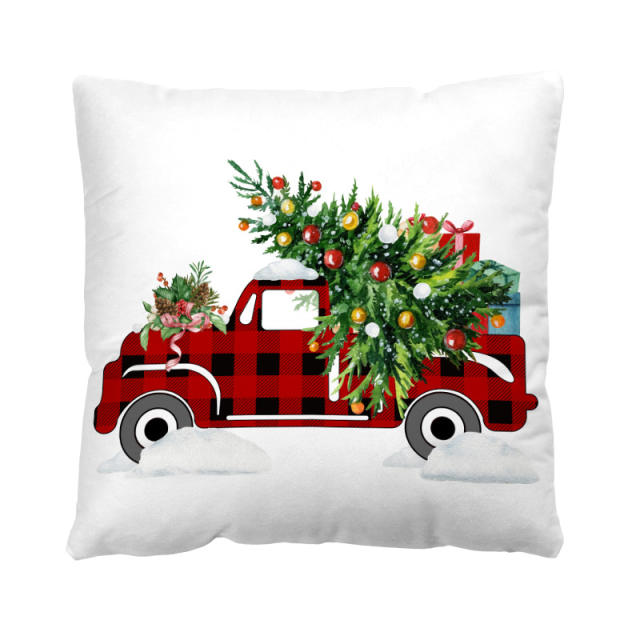 Merry christmas home throw pillow case