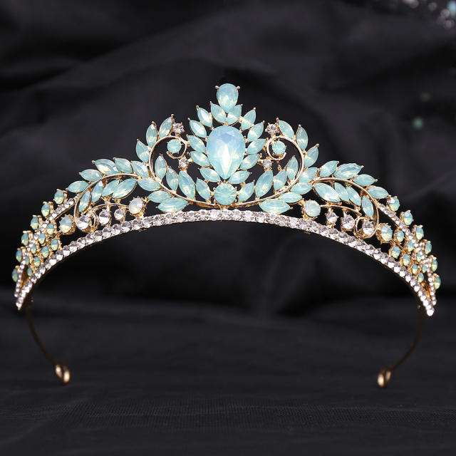 Hot sale egg crystal statement wedding crown