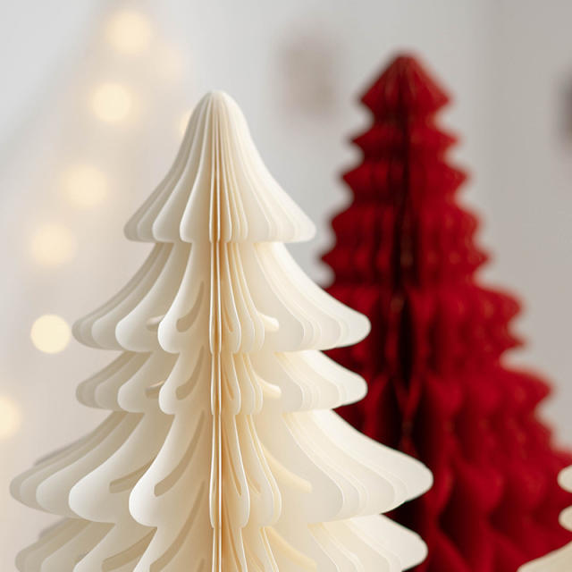 2pcs set Origami Christmas tree for table christmas Ornaments