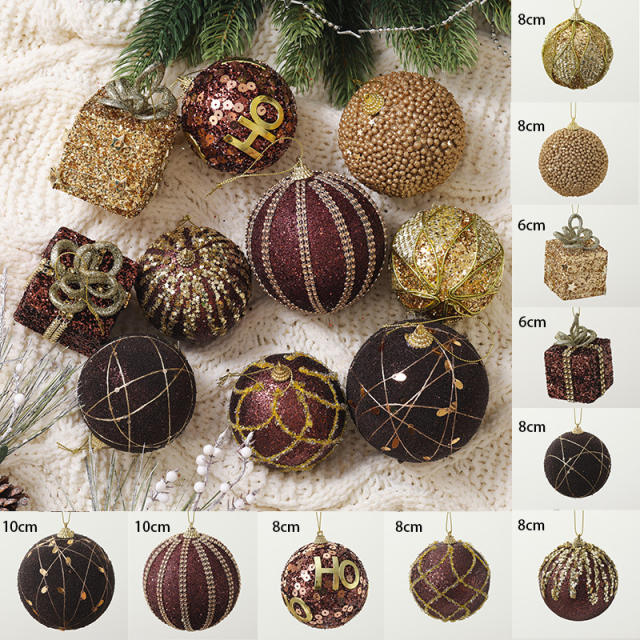 New design delicate christmas ornaments for home christmas tree shop window