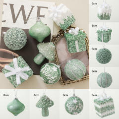 New design delicate christmas ornaments for home christmas tree shop window