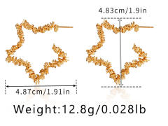 Delicate diamond gold color christmas gift real gold plated necklace earrings