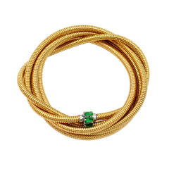 Occident fashion elastic wireless rhinestone stainless steel bangle bracelet