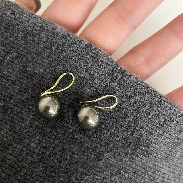 Chic imitataion pearl bead women earrings