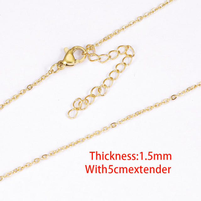 18KG stainless steel Cable Chains necklace