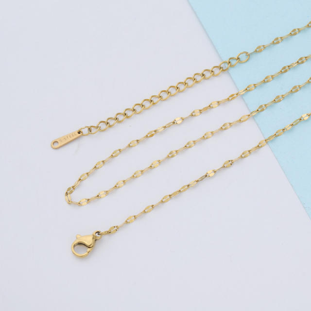DIY jewelry stainless steel chain necklace