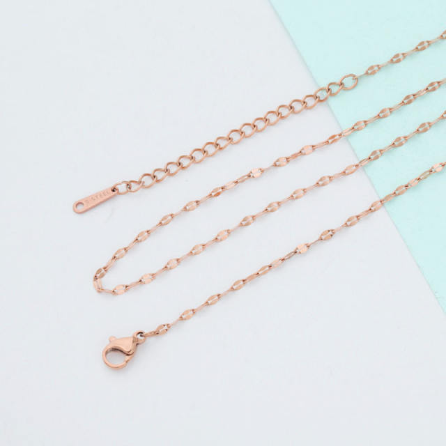 DIY jewelry stainless steel chain necklace