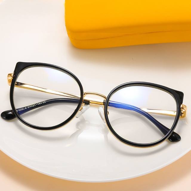 Classic cat eye shape anti blue light women reading glasses