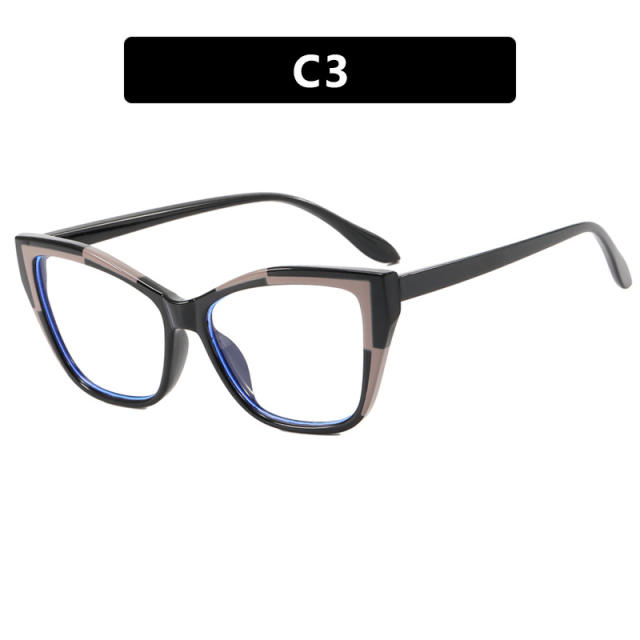Classic cat eye shape anti blue light reading glasses