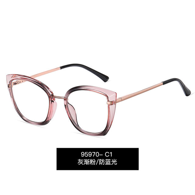 TR90 colorful anti blue light women reading glasses