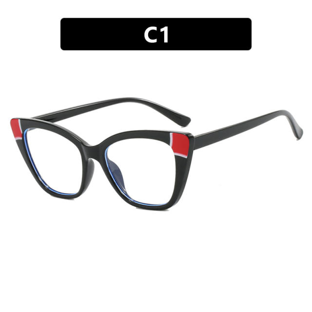 TR90 contrast color super light anti blue light reading glasses