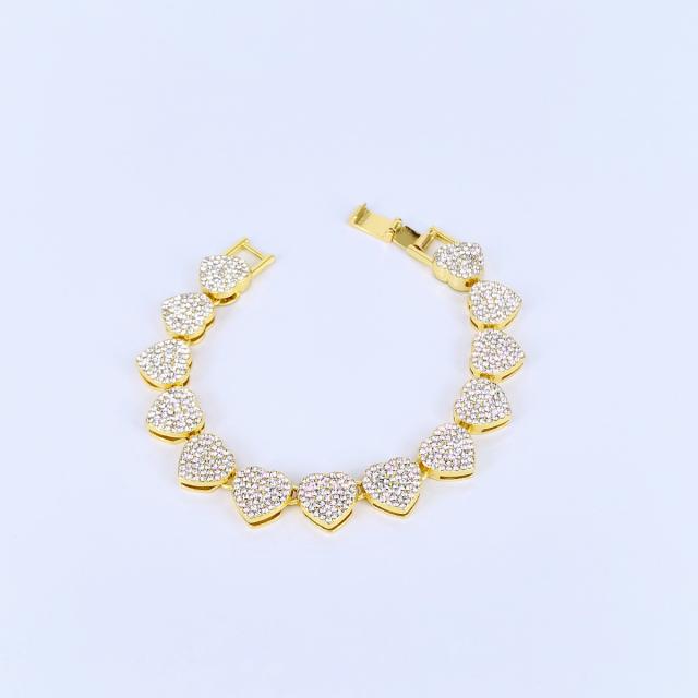 HIPHOP diamond tennis bracelet