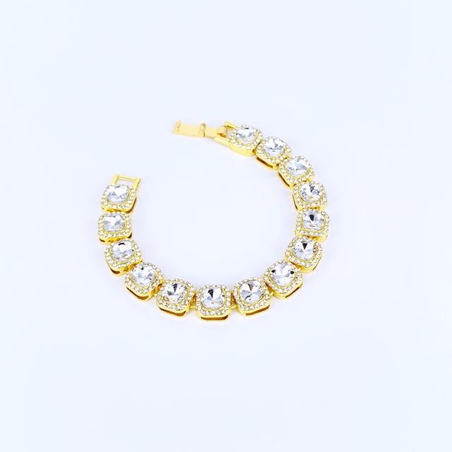 HIPHOP diamond tennis bracelet