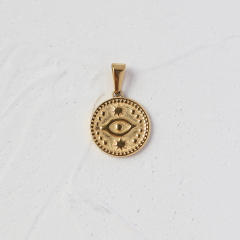 18KG easy match coin snake shell angel stainless steel pendant for diy necklace