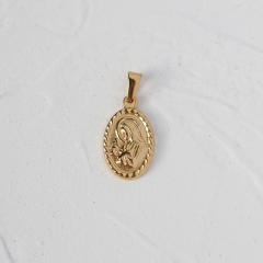 18KG easy match coin snake shell angel stainless steel pendant for diy necklace