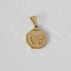 18KG easy match coin snake shell angel stainless steel pendant for diy necklace