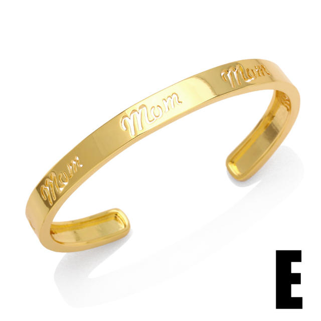 Delicate real gold plated copper women bangles