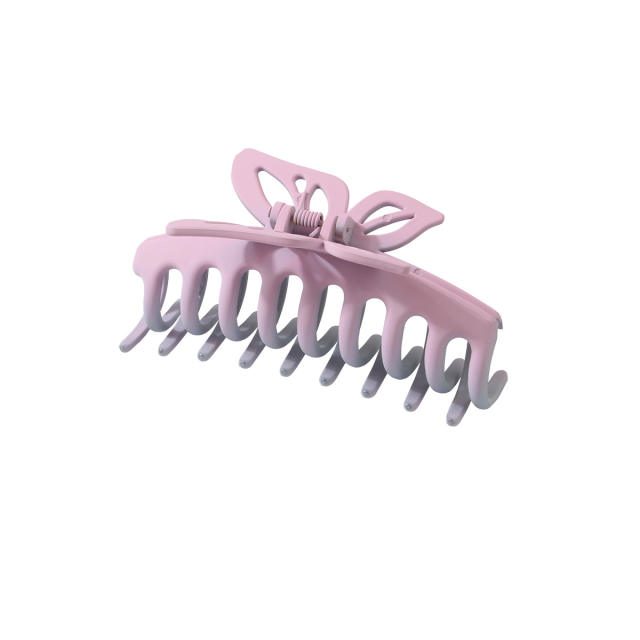 Large size Gradient color plastic hair claw clips