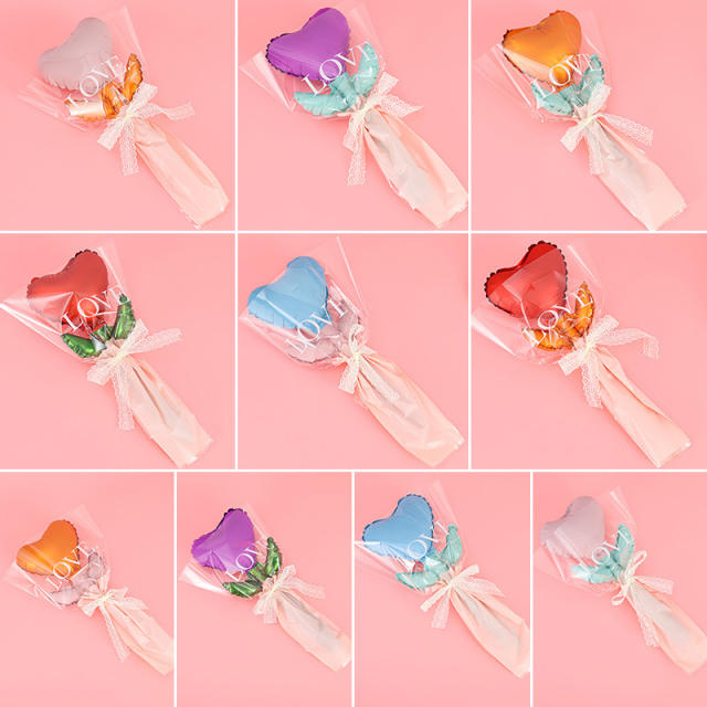 Mother's day heart shape flower Balloon set