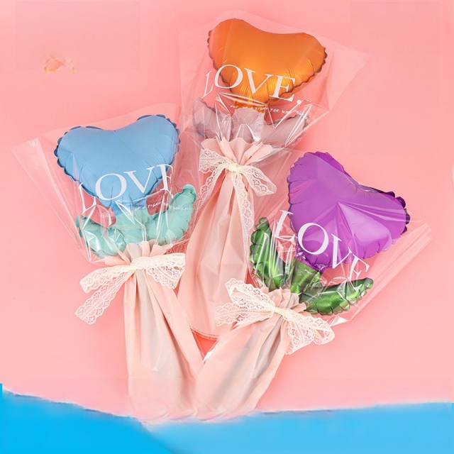 Mother's day heart shape flower Balloon set