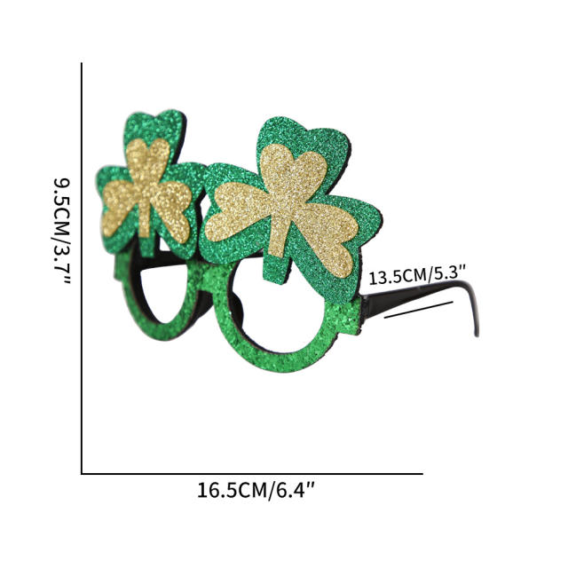 St.Patrick's Day Funny decorative glasses