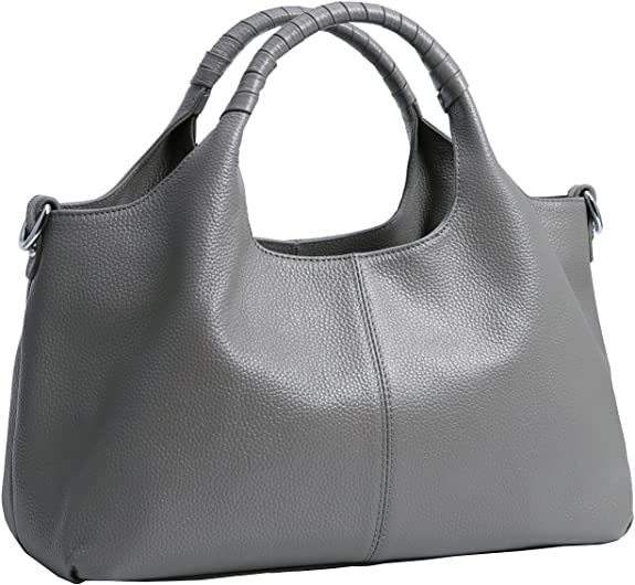 Casual soft PU leather large capacity women handbag