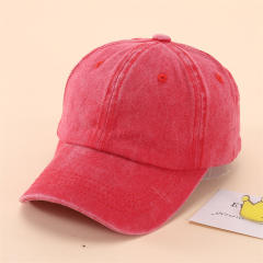 3-6Y vintage Washed old denim baseball cap for kids