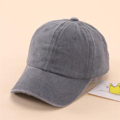 3-6Y vintage Washed old denim baseball cap for kids