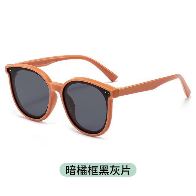 Korean fashion candy color soft sunglasses for boys girls